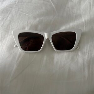 Ysl - white cat eye Sunglasses